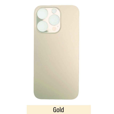 BQ7 Rear Glass With 3M Adhesive Replacement for iPhone 14 Pro Max (NO LOGO)-Gold