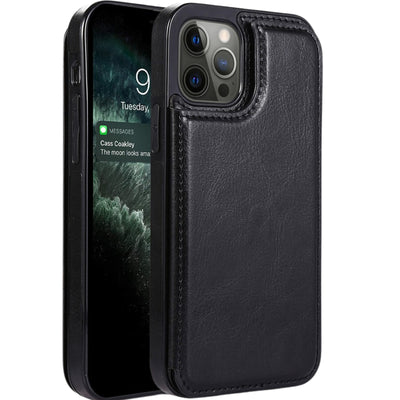 Back Flip Leather Wallet Cover Case for iPhone 15 Pro Max