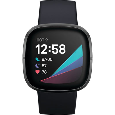 Fitbit Sense smartwatch Carbon Graphite Stainless - MyMobile
