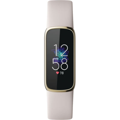 Fitbit Luxe Tracker L.White/S.Gold Stainless - MyMobile