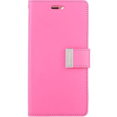 Mercury Rich Diary Case for iPhone 15 Plus Pink