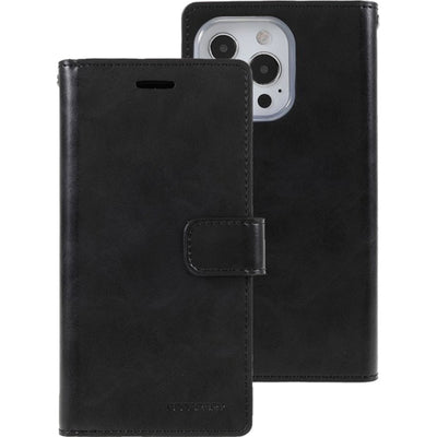 Mercury Mansoor Diary Cover Case for iPhone 15 Pro Max ( 9 Cards )
