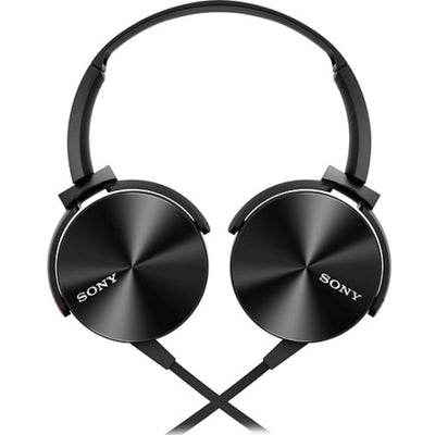 Sony MDR-XB450AP Extra Bass Headphones Black - MyMobile