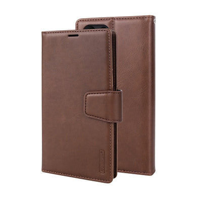 Hanman 2 in 1 Detachable Magnetic Flip Leather Wallet Cover Case for Samsung Galaxy S23 Ultra