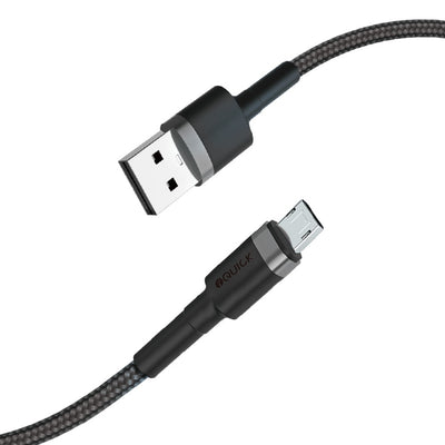 iQuick Braided Micro USB to USB-A Fast Charging Cable 1M
