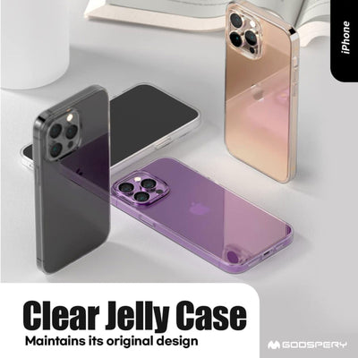 Mercury Pearl Jelly Case Cover for iPhone 15