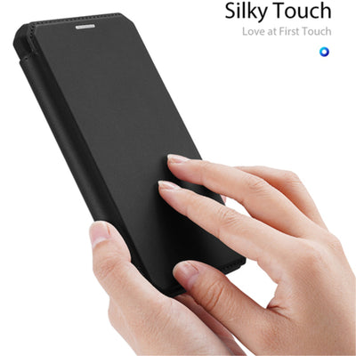 Dux Ducis Skin-x Series Magnetic Flip Case Cover For Iphone 7 / 8 / Se 2020 / Se 2022-black - MyMobile