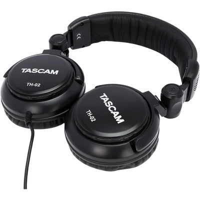Tascam TH-02 Studio Headphones (Black) - MyMobile
