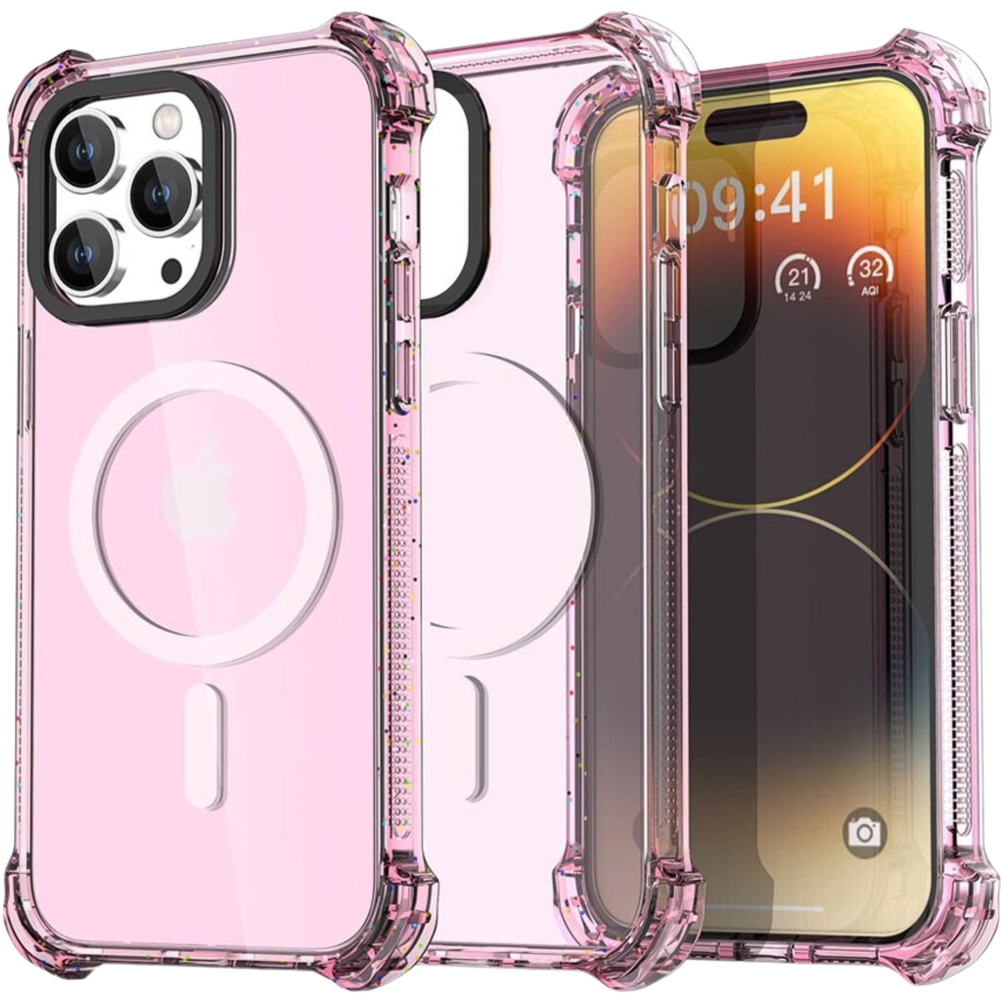 Bounce Impact Shockproof Magnetic Cover Case for iPhone 15 Pro Max