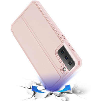 Dux Ducis Skin X Series Magnetic Flip Wallet Samsung Galaxy S21 - Pink - MyMobile