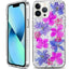 Dried Flower Bling Foil Case Cover For Iphone 14 Pro Max