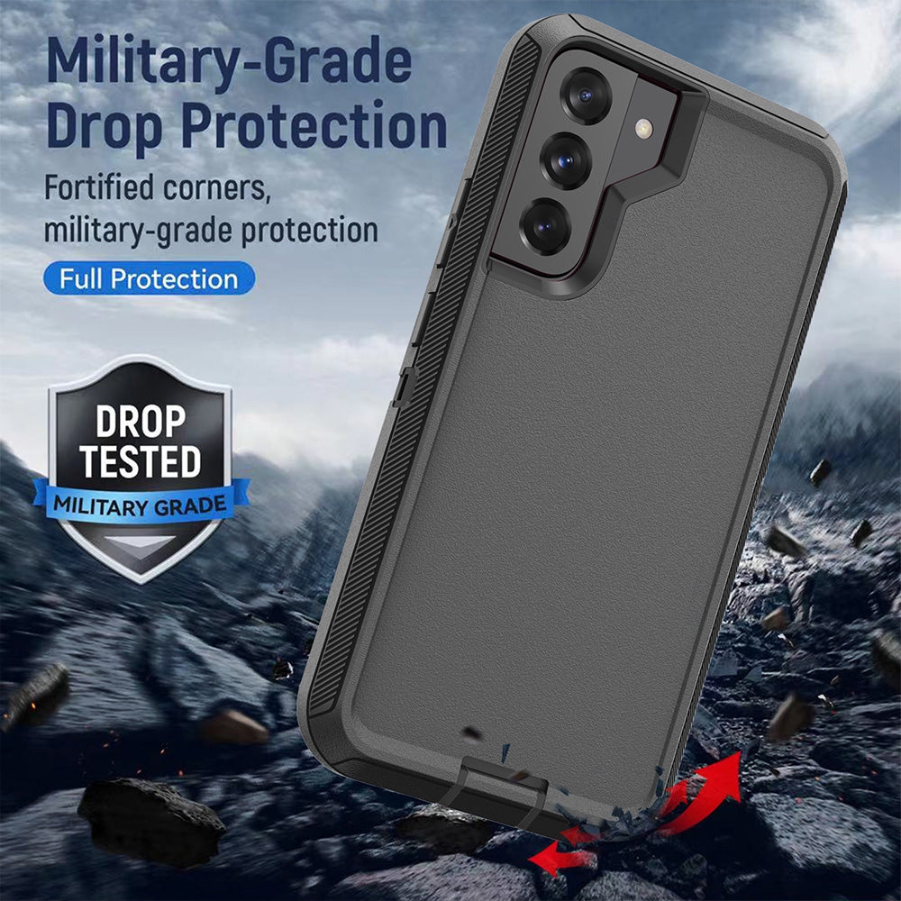 Shockproof Robot Armor Hard Plastic Case Cover with Belt Clip for Samsung Galaxy S24 Plus
