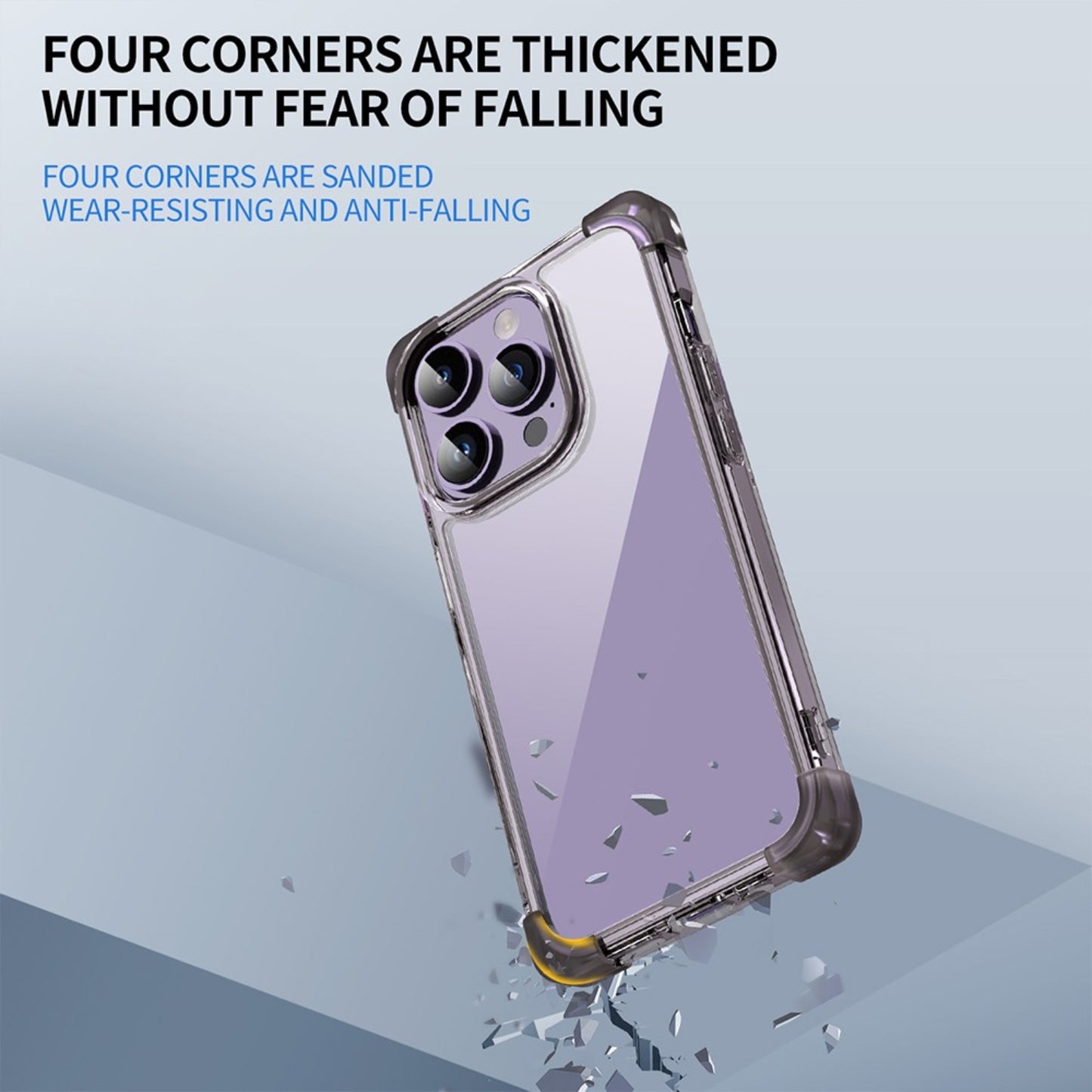 AntiShock Space Protective Cover Case for iPhone 15 Pro Max