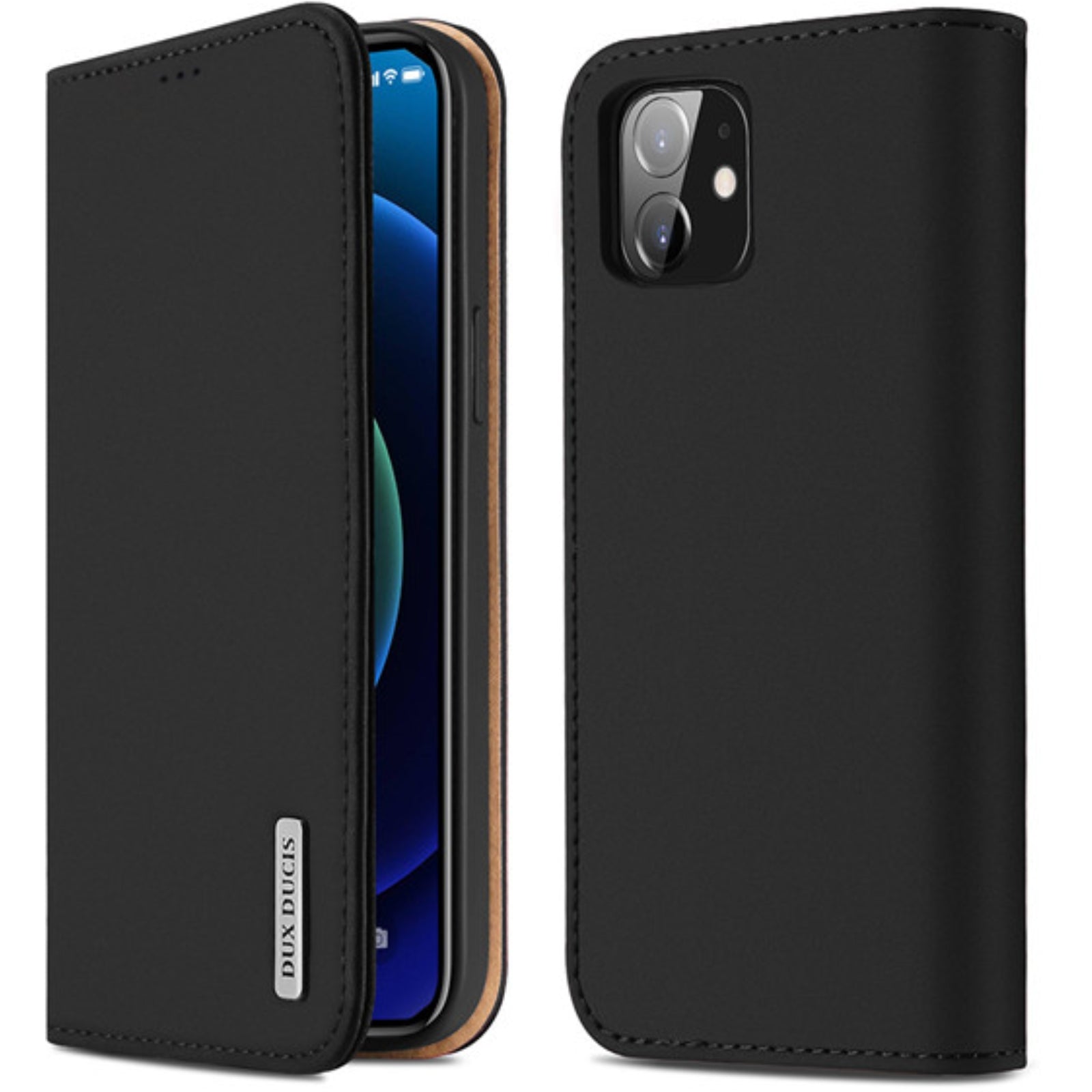 Dux Ducis Wish Series Leather Case For Iphone 12 Mini 5.4 Black - MyMobile