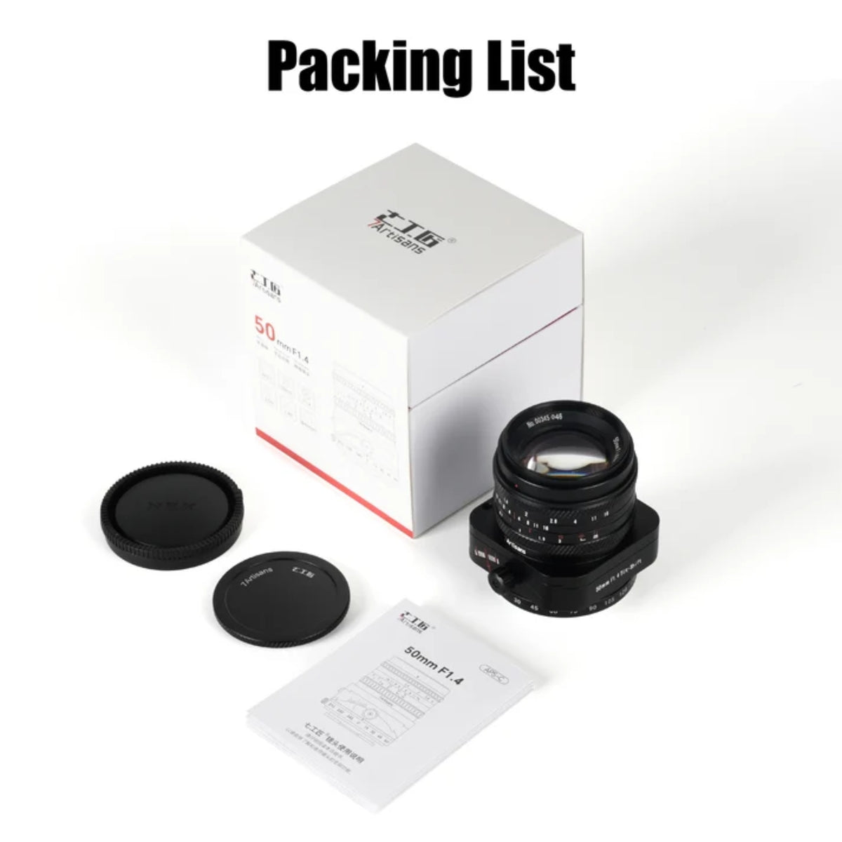 7Artisans APSC Tilt 50mm F1.4