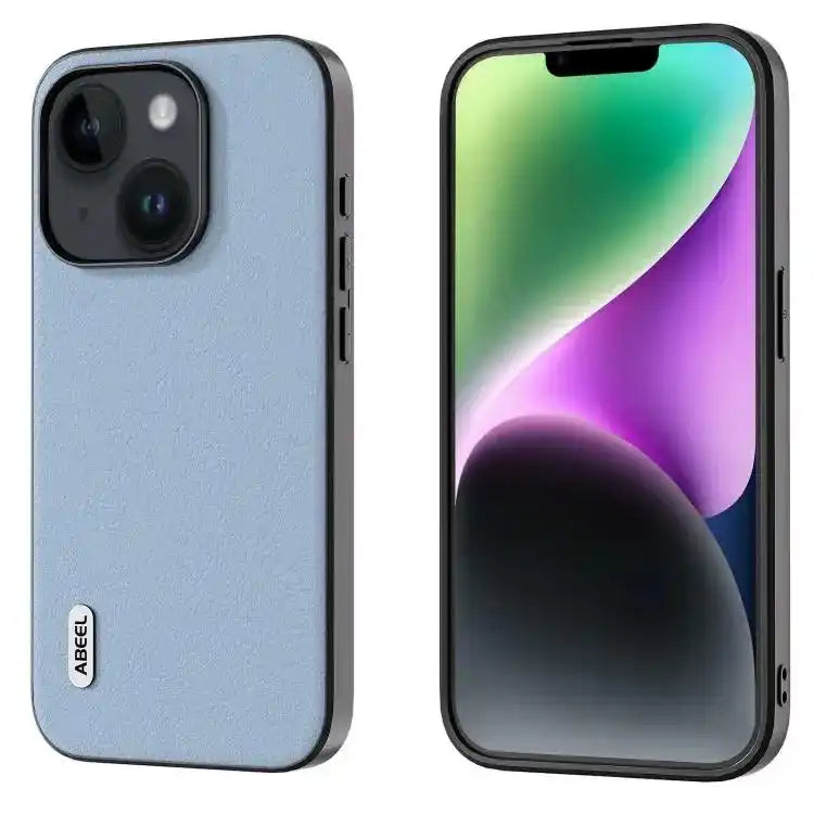 ABEEL Genuine Leather Wave Black Edge Phone Case MyMobile