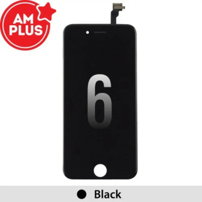 AMPLUS LCD Screen Repair for iPhone 6 Screen - Black - MyMobile