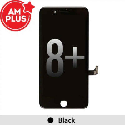 AMPLUS LCD Screen Repair for iPhone 8 Plus Screen -Black