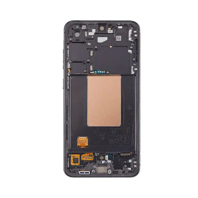 AS NEW-Samsung Galaxy S24 FE OLED Screen Replacement-Graphite (SERVICE PACK SCREEN AND SERVICE PACK FRAME ASSEMBLED) SP - Service Pack OEM