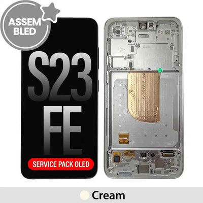 ASSEMBLED OLED Screen Replacement with Frame for Samsung Galaxy S23 FE S711B
