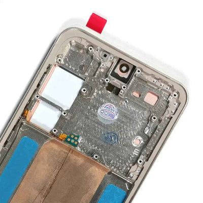 ASSEMBLED OLED Screen Replacement with Frame for Samsung Galaxy S24 S921B -Amber Yellow