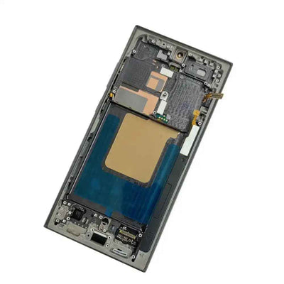 ASSEMBLED OLED Screen Replacement with Frame for Samsung Galaxy S24 Ultra S928B -Titanium Black
