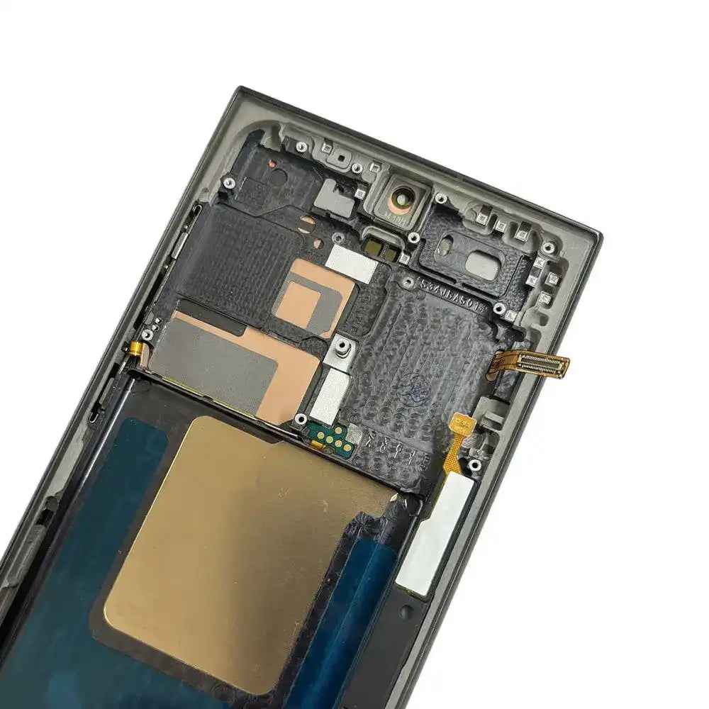 ASSEMBLED OLED Screen Replacement with Frame for Samsung Galaxy S24 Ultra S928B -Titanium Black