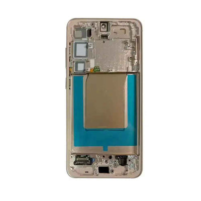 ASSEMBLED OLED Screen Replacement with Frame for Samsung Galaxy S25 Plus S936B-Pink Gold