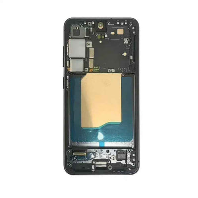 ASSEMBLED OLED Screen Replacement with Frame for Samsung Galaxy S25 S931B -Blue Black