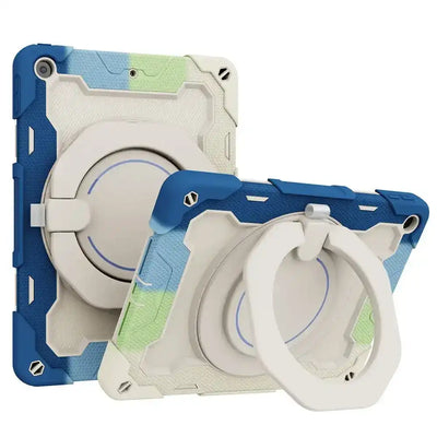 Armor Shockproof Handle Ring Rotation Case Cover for iPad 10.2 (2019) / (2020) / (2021) (No Pen Slot) Redefine