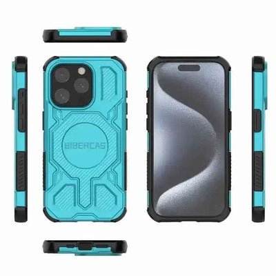BIBERCAS Real Color Series MagSafe Shockproof Phone Case