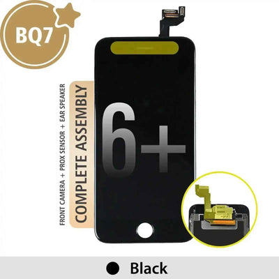 BQ7 Full LCD Screen Repair for iPhone 6 Plus Screen -Black