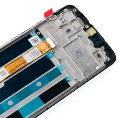 BQ7 LCD Screen Repair for OPPO A15 A15s A35 Realme V3 with Frame (As the same as service pack, but not from offica OPPO)