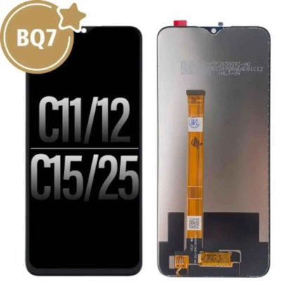 BQ7 LCD Screen Repair for Realme C11 C12 C15 C25 (As the same as service pack, but not from official Realme)