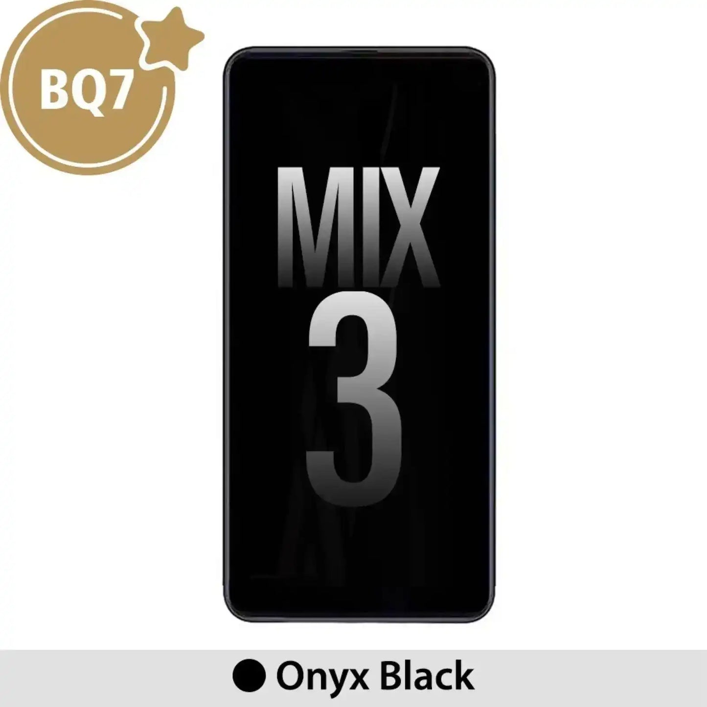BQ7 LCD Screen Repair for Xiaomi Mi Mix 3 - Onyx Black with Frame (As the same as service pack, but not from official Xiaomi) - MyMobile