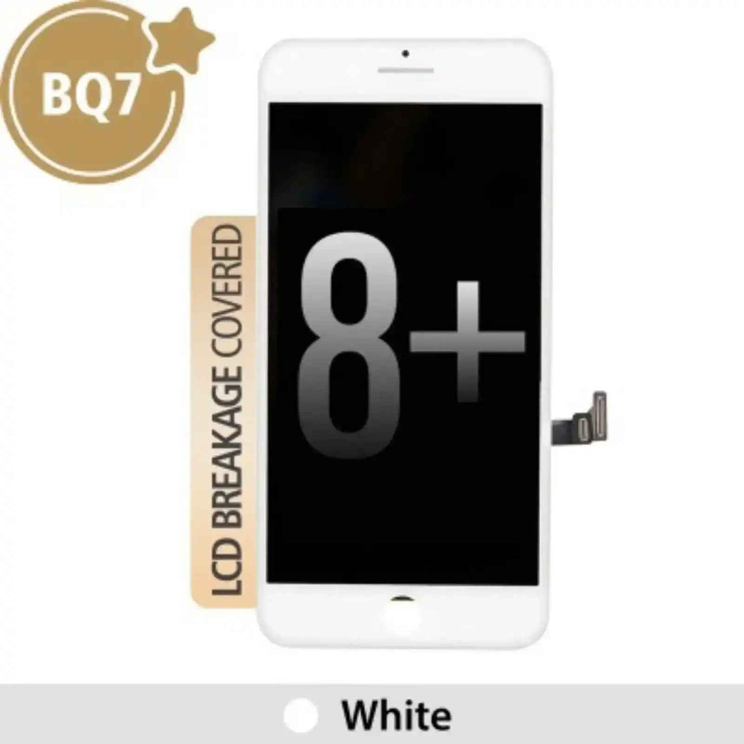 BQ7 LCD Screen Repair for iPhone 8 Plus Screen -White