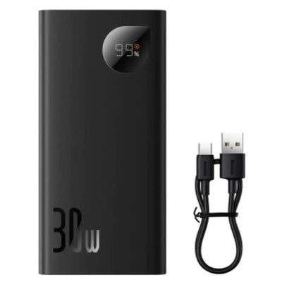 Baseus Adaman2 Digital Display Fast Charge Power Bank 10000mAh 30W-Black Baseus