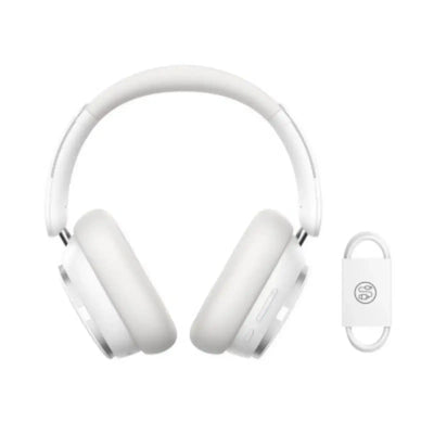 Baseus Bowie H1 Pro Noise-Cancellation Wireless Headphones (A00050601113-00/A00050601213-00)-White Baseus