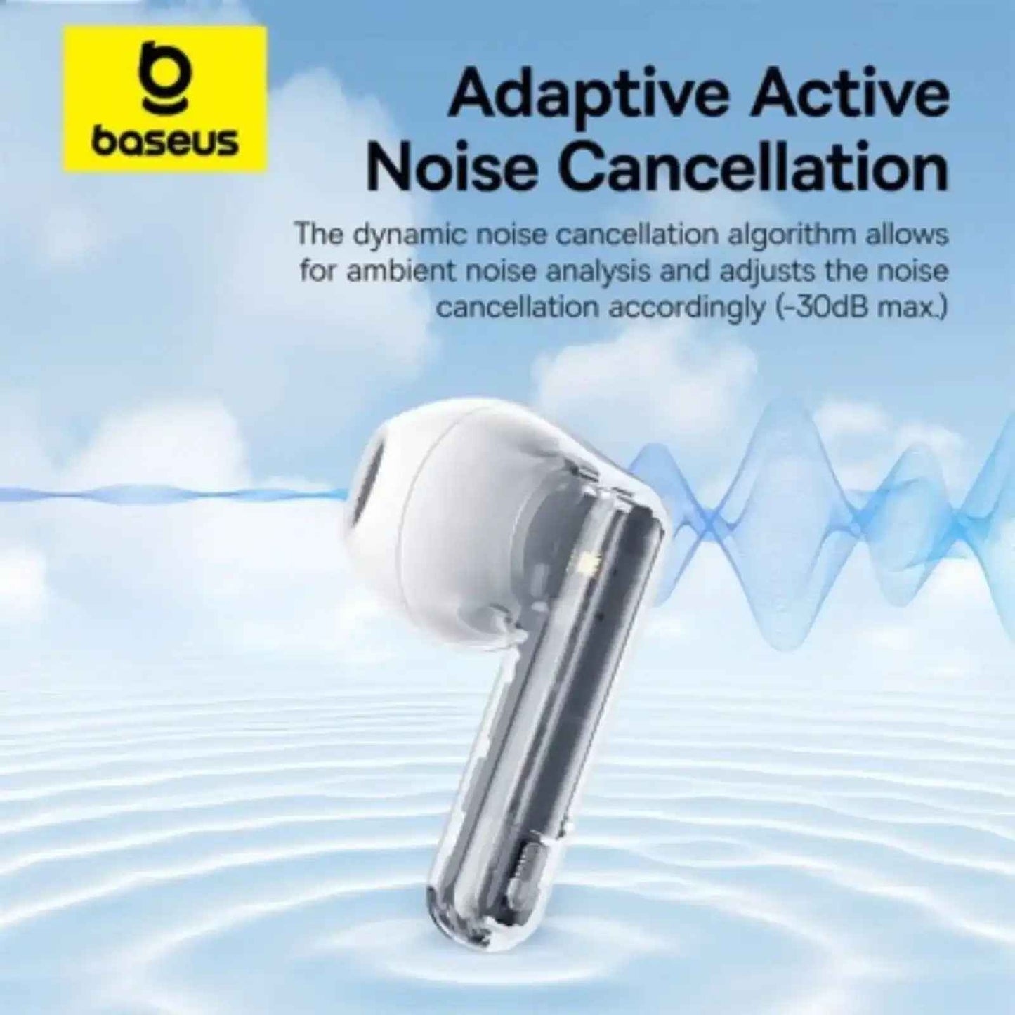 Baseus Bowie M3 True Wireless Earphones (A00051900211-00/A00051900311-00)-White