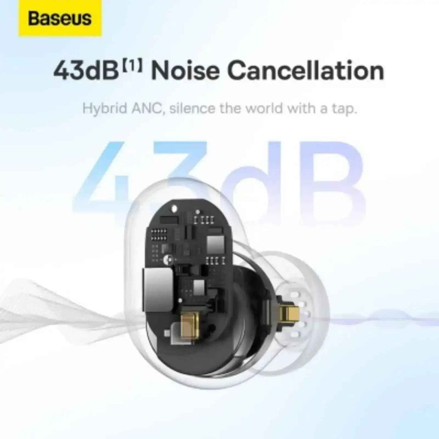 Baseus Bowie WM05 True Wireless Earphones-White