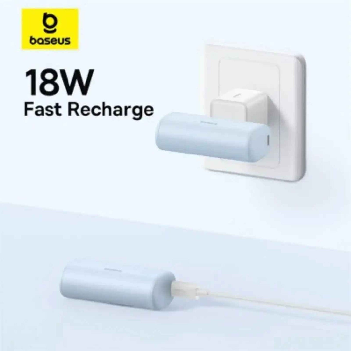 Baseus Compact Fast Charging Power Bank Type-C Edition 5000mAh 20W-Blue