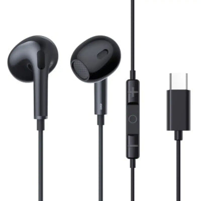 Baseus Encok CZ17 Semi-In-Ear Wired Earphones-Black MyMobile