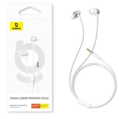 Baseus Encok HZ11 Wired Earphones-White