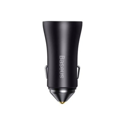 Baseus Golden Contactor Pro Dual Fast Charger Car Charger C+C 40W (CGJP000013)-Dark Gray GREENCELL