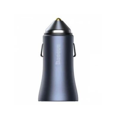 Baseus Golden Contactor Pro Dual Fast Charger Car Charger U+U 40W (CCJD-A0G)-Dark Gray Baseus