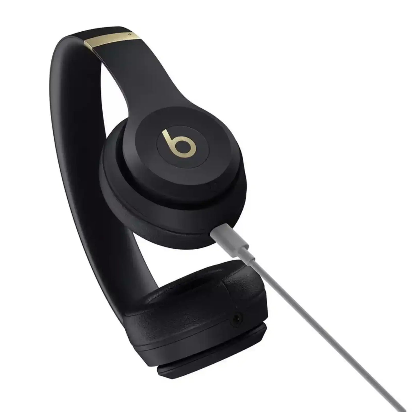 Beats Solo 4 Headphones Black and Gold Beats