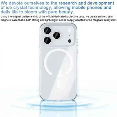 Benks Ice Crystal Clear MagSafe Magnetic Phone Case