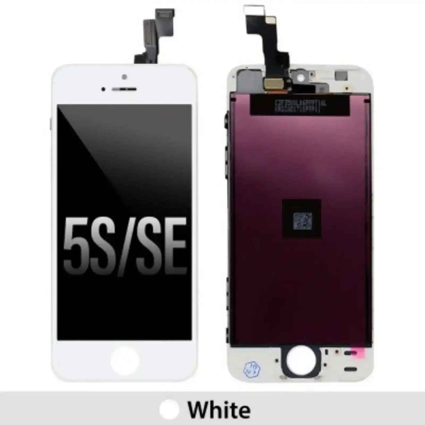 (Best Quality Aftermarket) LCD Screen Repair for iPhone 5S Screen -White