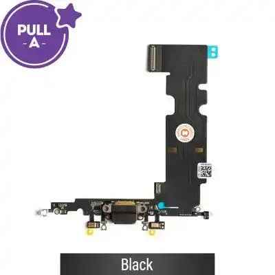 Charging port repair Flex Cable for iPhone 8 Plus (PULL-A)-Black