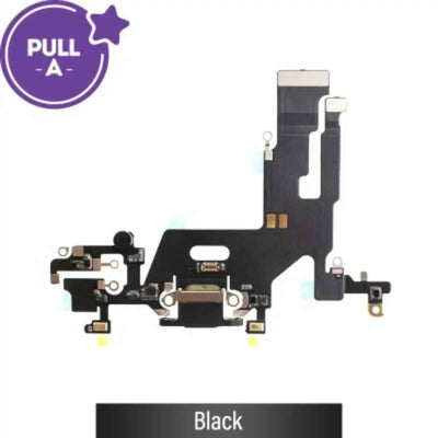 Charging port repair for iPhone 11 (PULL-A)-Black